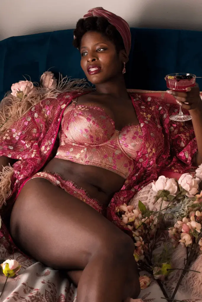 Amaryllis Buttress and Snatch Luxury Plus Size Lingerie