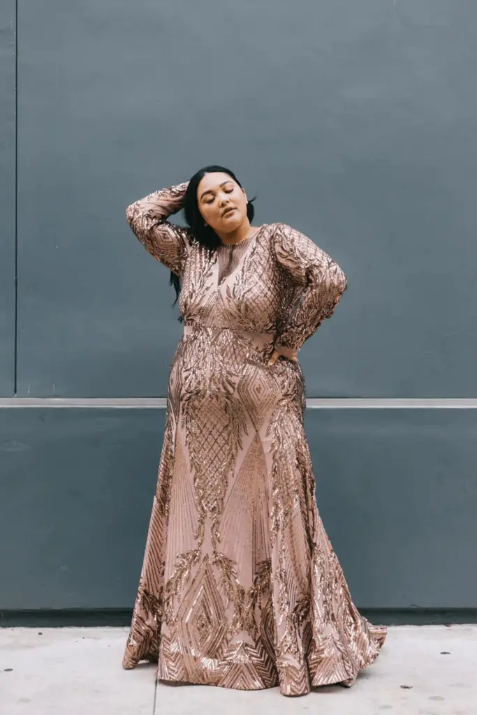 Couture plus size outlet gowns