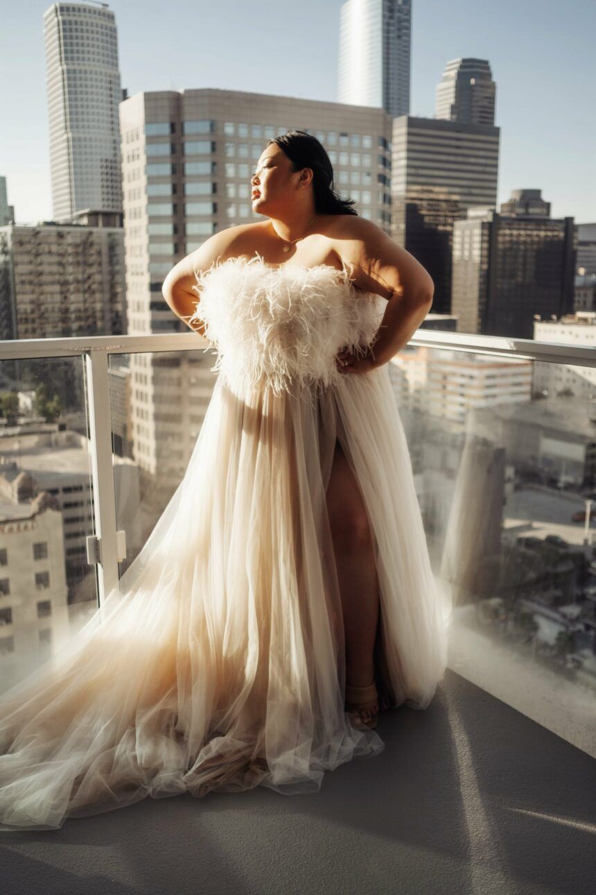 Plus Size - Ivory Lace A-line Boho Wedding Dress - Torrid