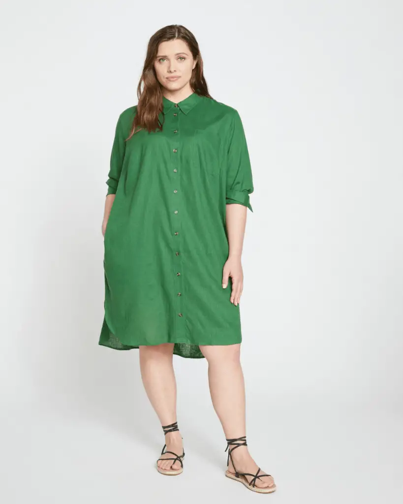 Universal Standard Linen collection- Seaside Linen Shirtdress