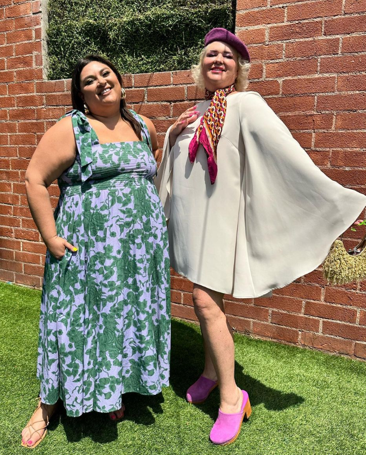 Founders of Plus Bus - Marcy and JenTCFStyle Brunch- plus size style brunch in Los Angeles- Photo by @jovannareyesphotography