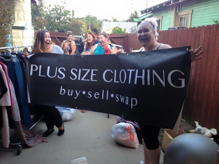 Eearly Clothing Swap - Photo from The Plus Bus