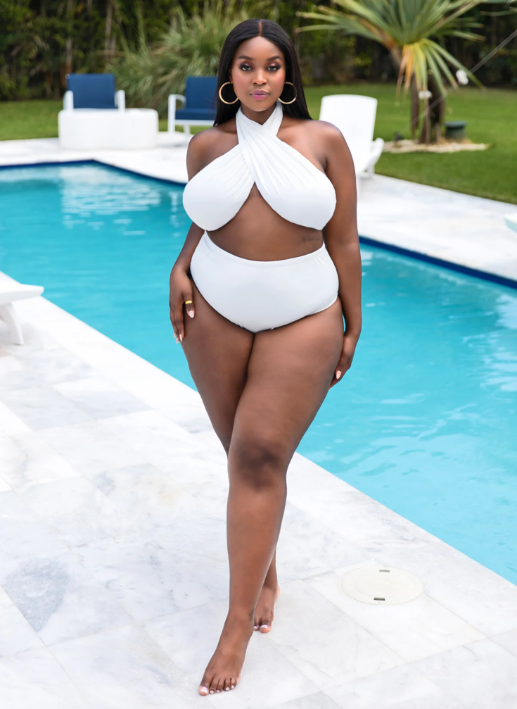 BABE ISLAND SWIMMING TOP WHITE Swimsuits