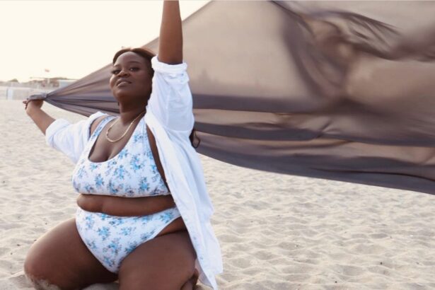 Kara I am Juicy Johnson share sHow My First Time Wearing a Two-Piece Plus Size Swimsuit Increased My Confidence
