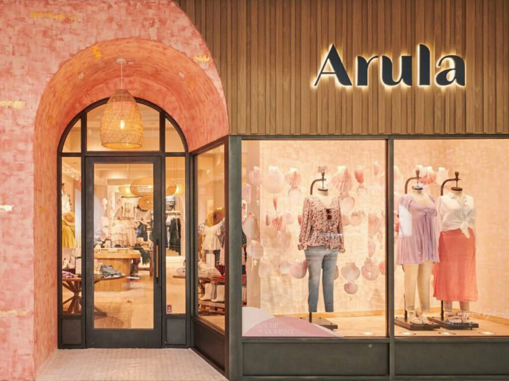 Plus size retailer, Arula storefront