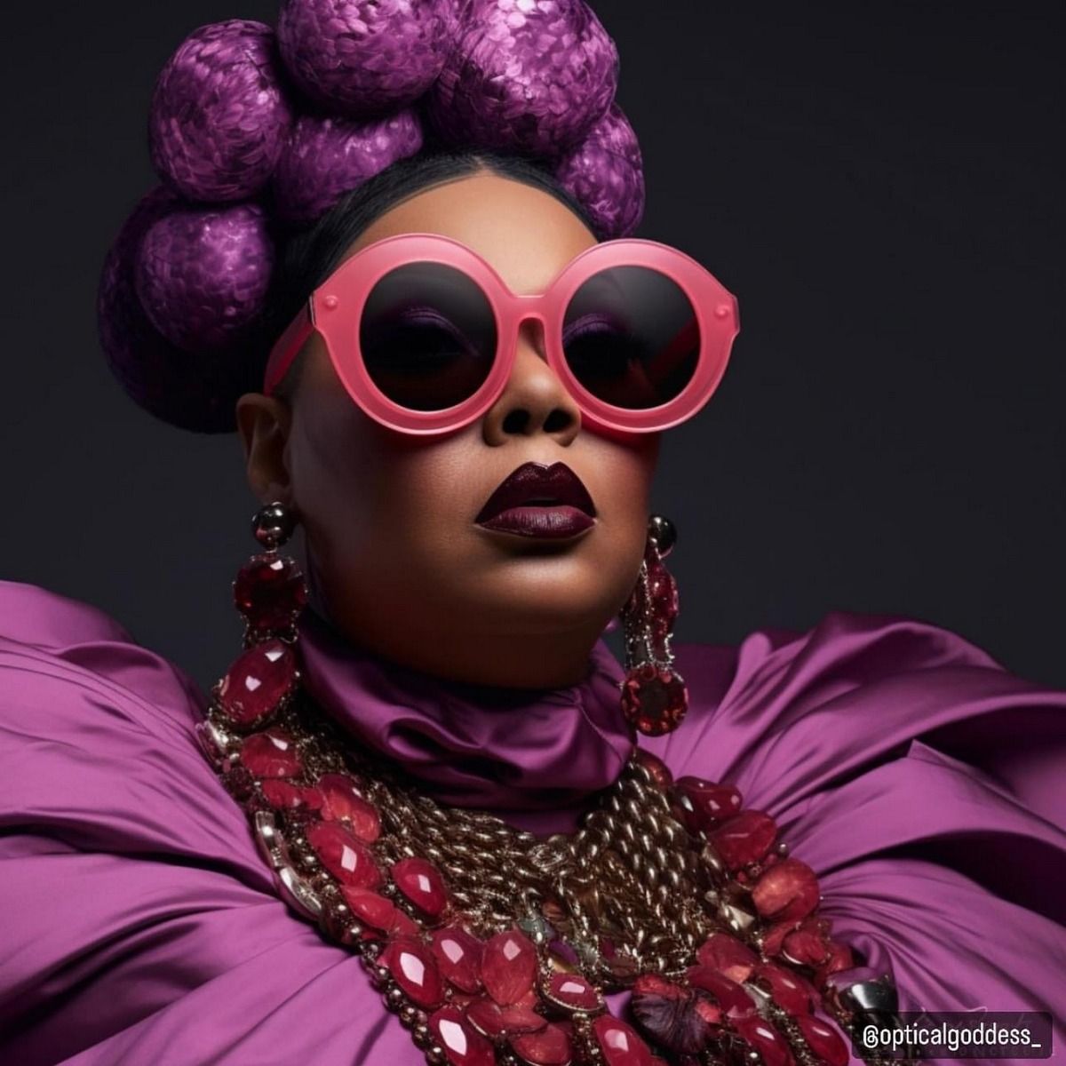 @OpticalGoddess_ Plus Size Eyewear Campaign