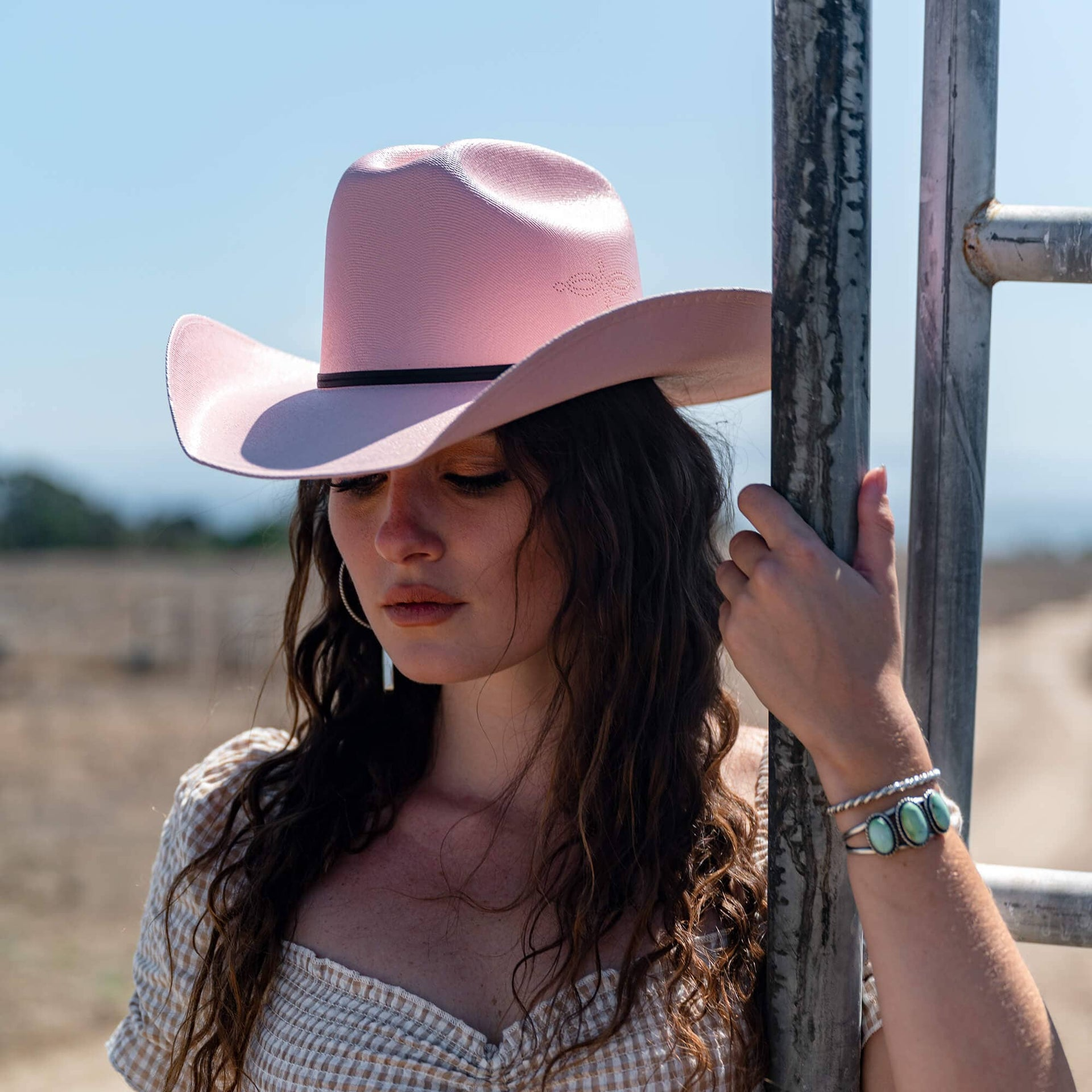 Pioneer Womens Straw Cowboy Hat
