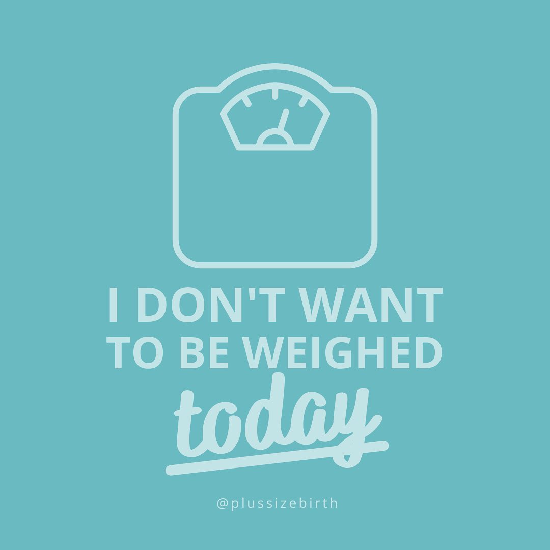 plus size pregnancy myths - Image via @plussizebirth