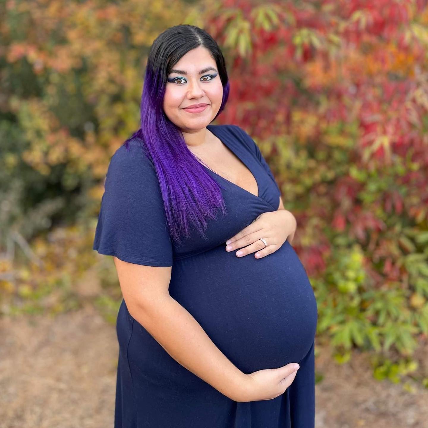 plus size pregnancy myths - Image via @plussizebirth