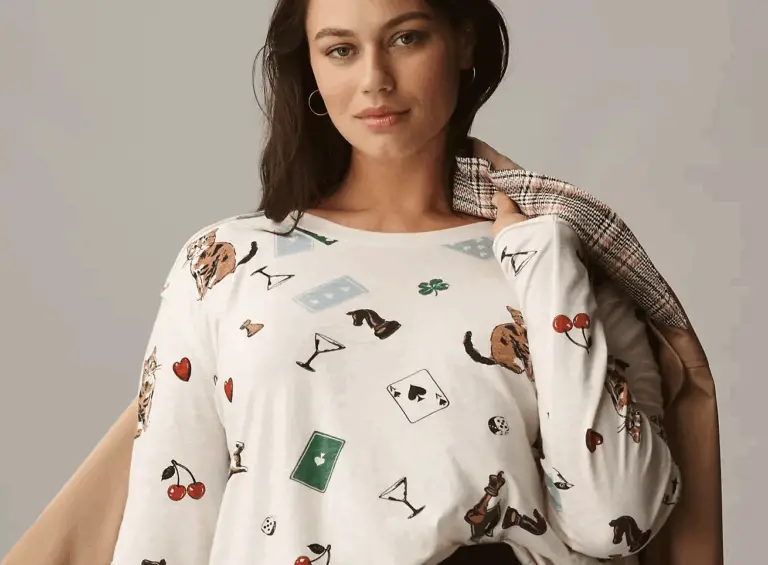 Caitlin Boxy Tee by Maeve- Long-Sleeve Edition