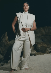 Plus Size Longline Wide Leg Pant