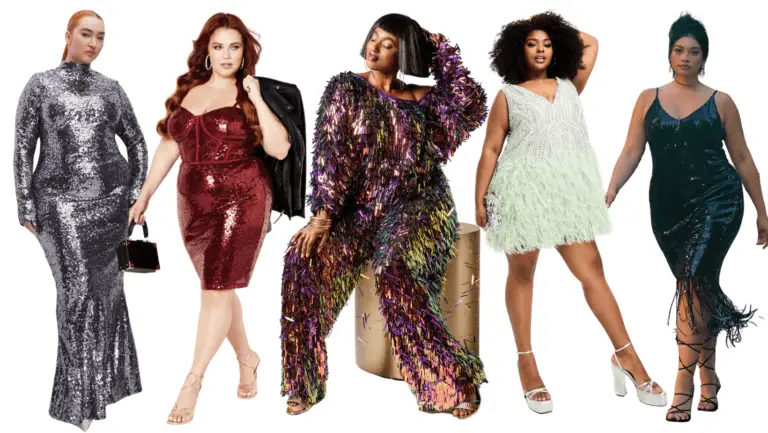 Looking for a great plus size evening cocktail dress or something for the holiday season? Check out these 15 plus size sequins picks that we found and love!