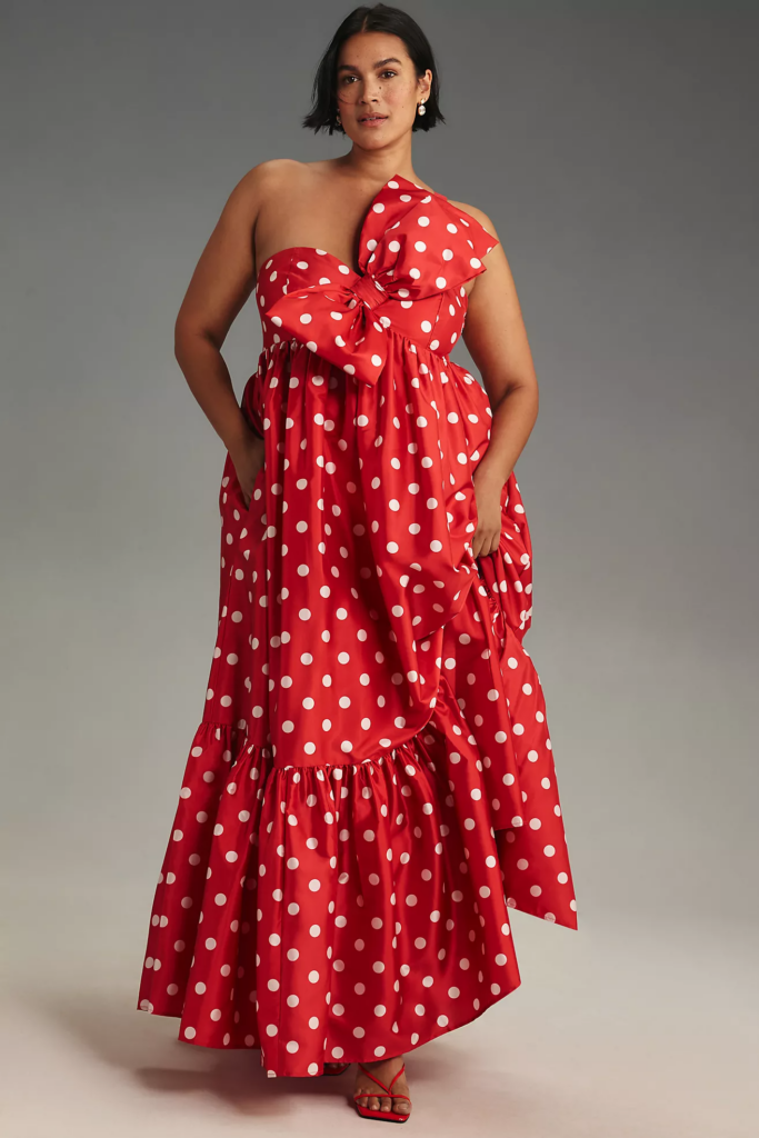 Atsu Sally Bow Midi Dress- plus size spring dresses
