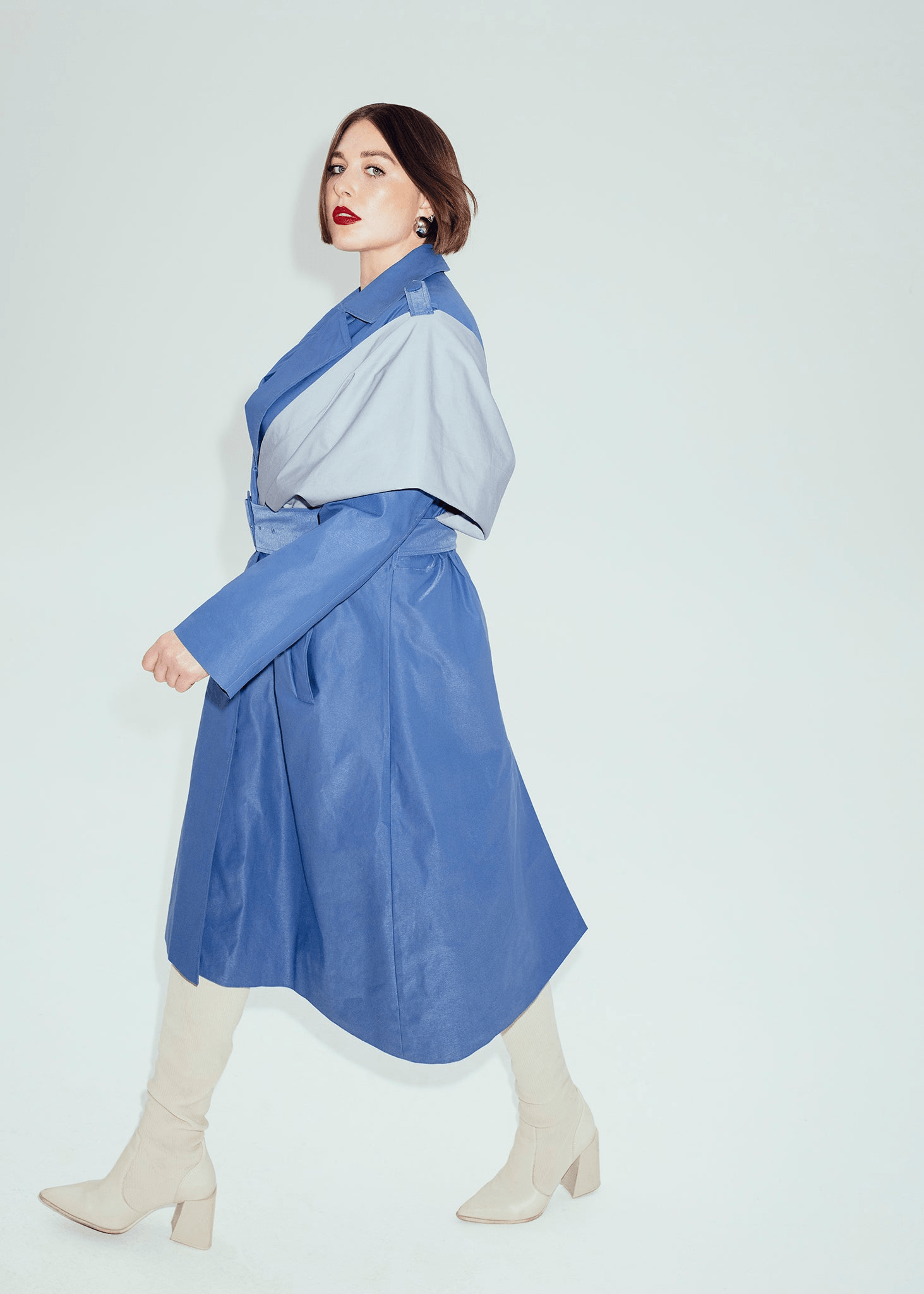 plus size spring style tips- THE MAYA TRENCH COAT by Hilary MacMillan