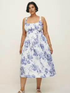 Balia Plus Size Linen Dress