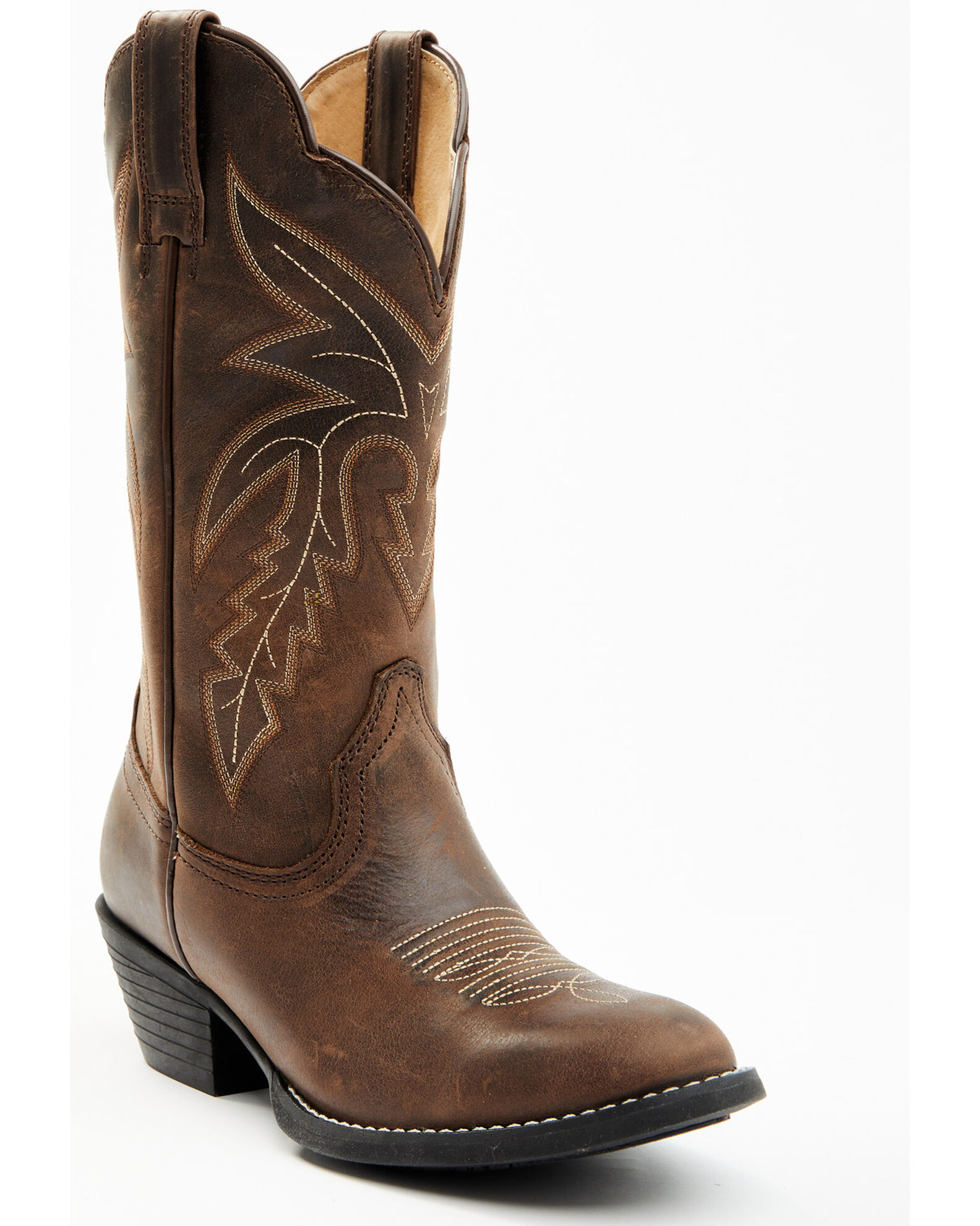 SHYANNE-RIVAL®-WOMENS-WESTERN-BOOTS-ROUND-TOE- 8 أحذية رعاة البقر واسعة الساق لإطلاق العنان لراعي البقر الخاص بك