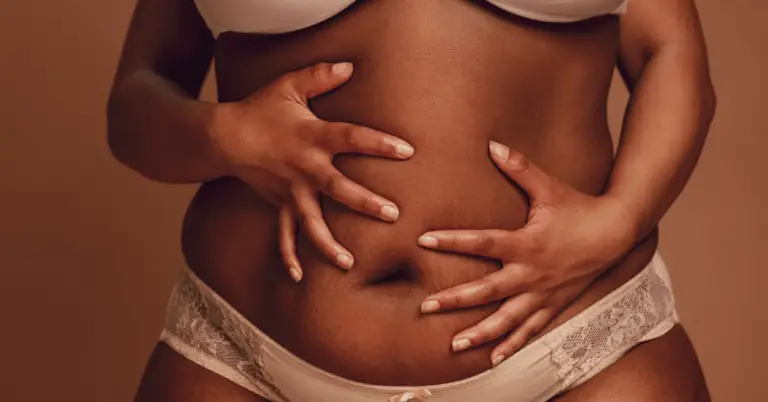 body positive affirmations grab stomach