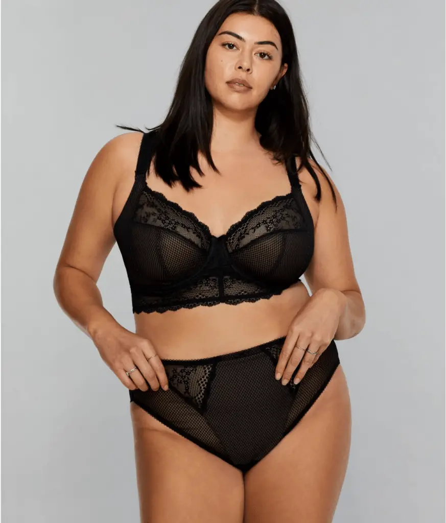 Elomi Charley Side Support Longline Bra- Alternatives for Plus Size Strapless Bras