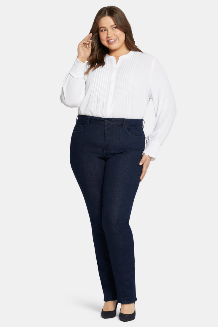 Plus size marilyn straight jeans