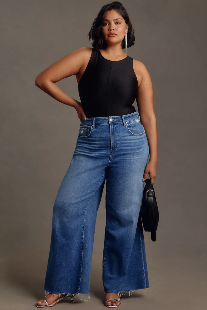 The best plus size jeans for curvy women-PAIGE Anessa High-Rise Wide-Leg Jeans at Anthropologie
