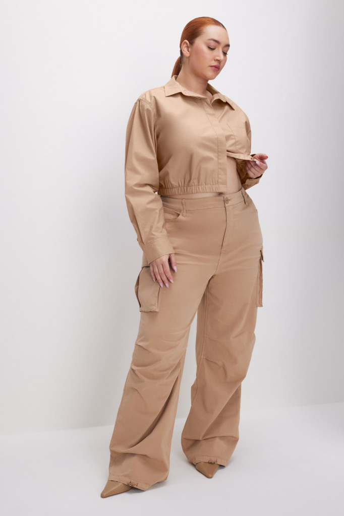 Baggy Plus Size cargo Pants at GoodAmerican.comThe best plus size cargo pants to keep an eye on 