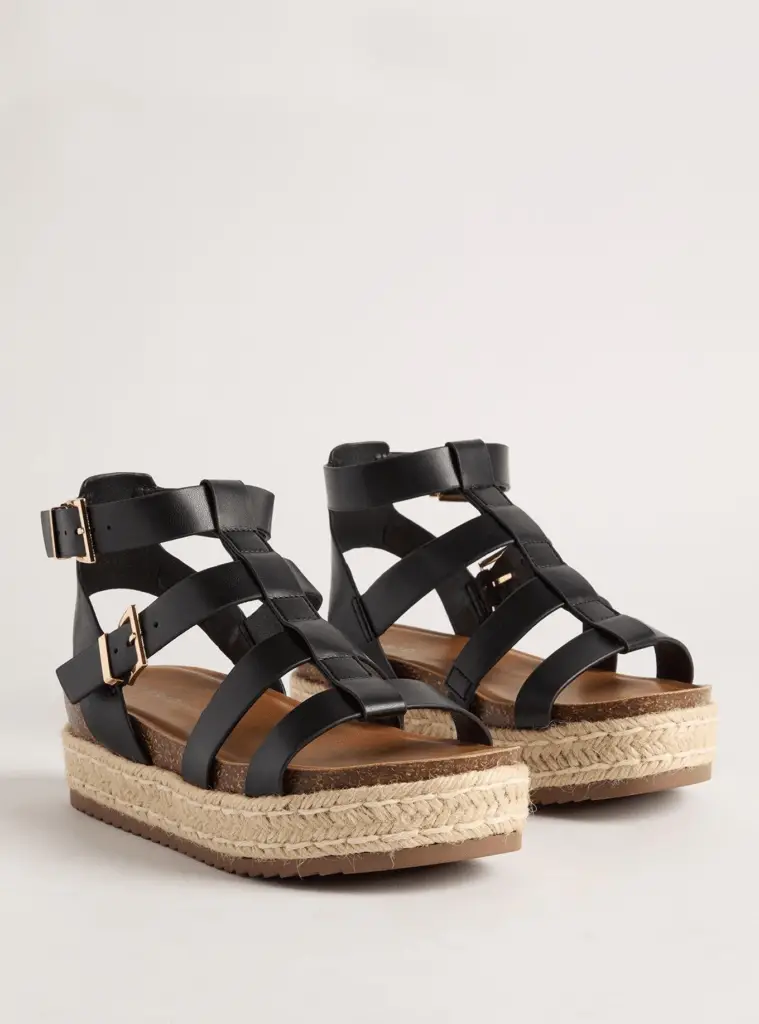 fashionable wide fitting sandals