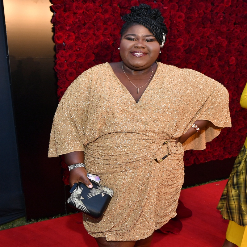 Gabourey Sidibe attends Tyler Perry Studios grand opening gala at Tyler Perry Studios