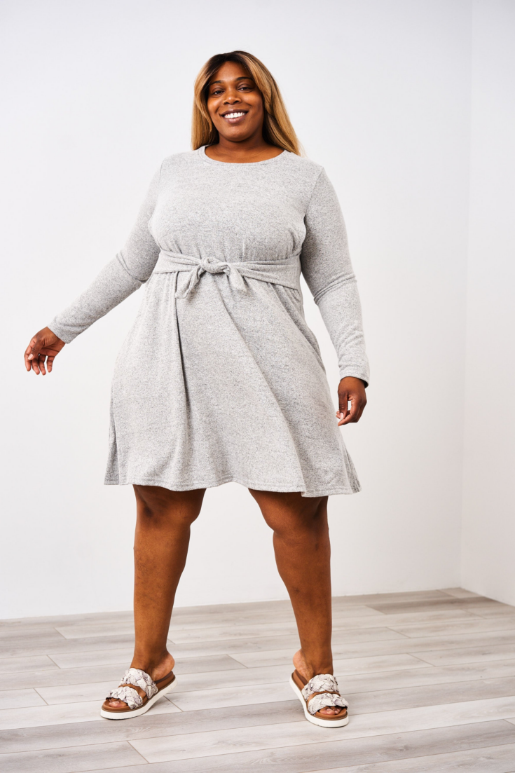 Latched Mama Sweater Nursing Dress