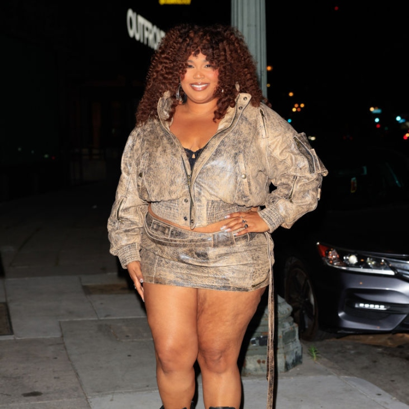 Lizzo is seen on June 13, 2024 in Los Angeles, California