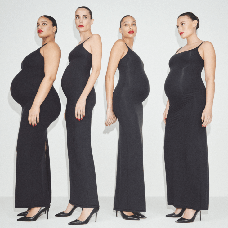 Image for Fits Everybody Maternity Long Slip Dress