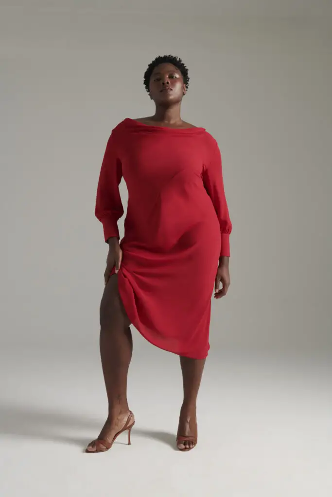 Pari Passu Plus Size Fall Collection- Milie Bias Dress