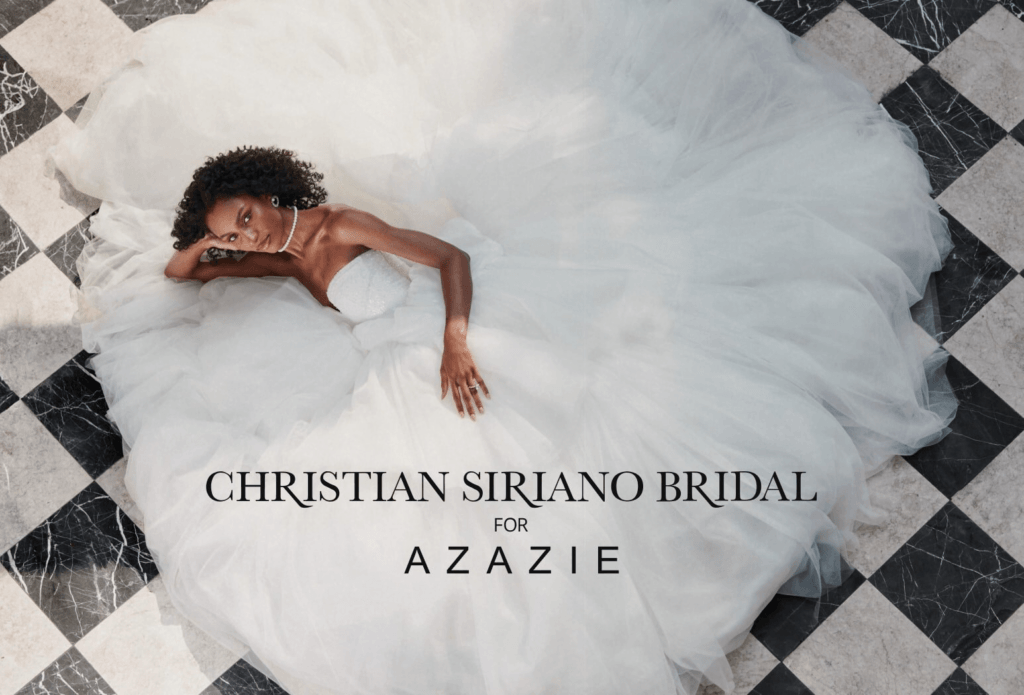The Christian Siriano Bridal for Azazie Collab is one of Plus Size Bridal Dreams