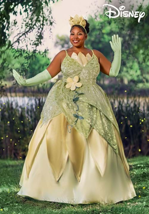 Disney Princess and the Frog Womens Plus Size Deluxe Tiana Costume