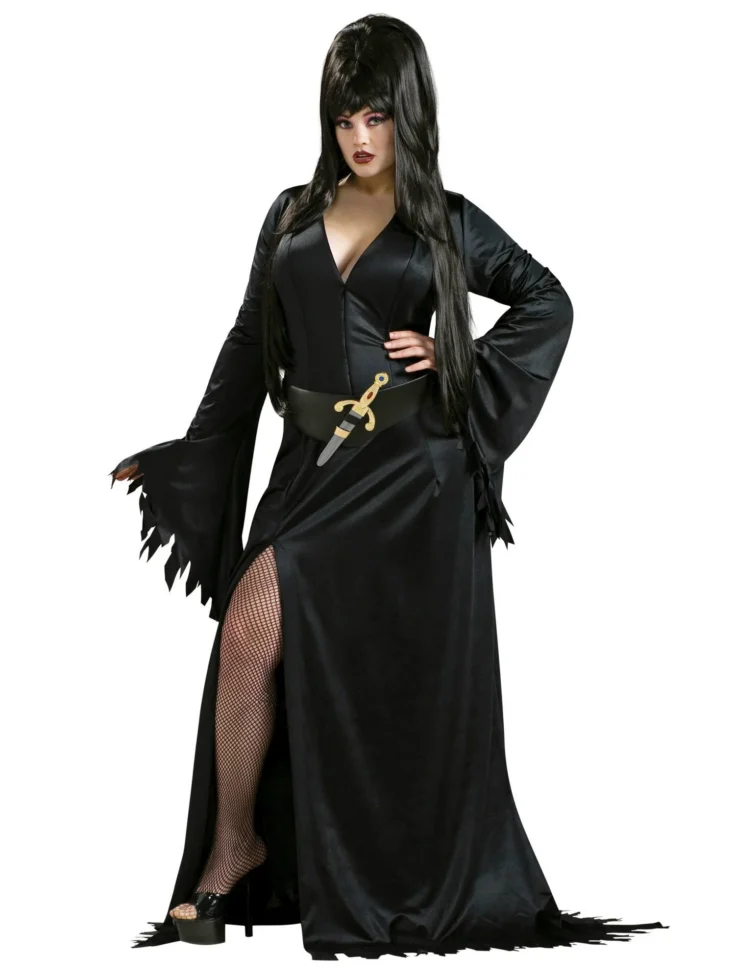 Elvira Adult Plus Costume