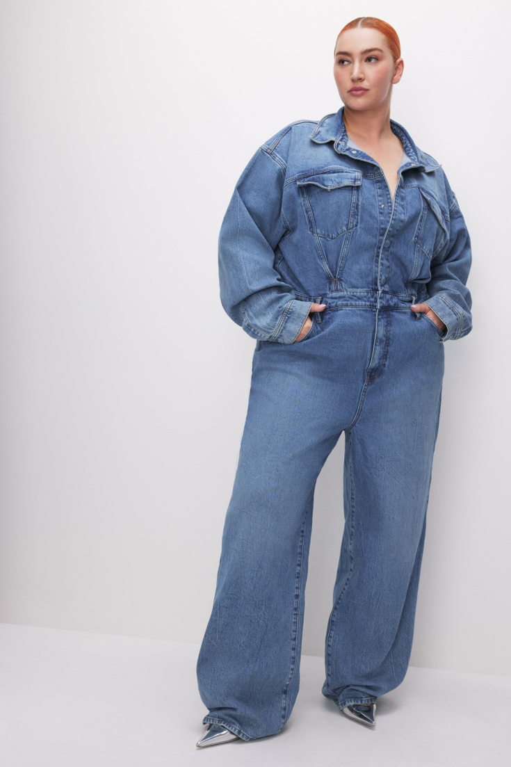 OVERSIZED DENIM JUMPSUIT