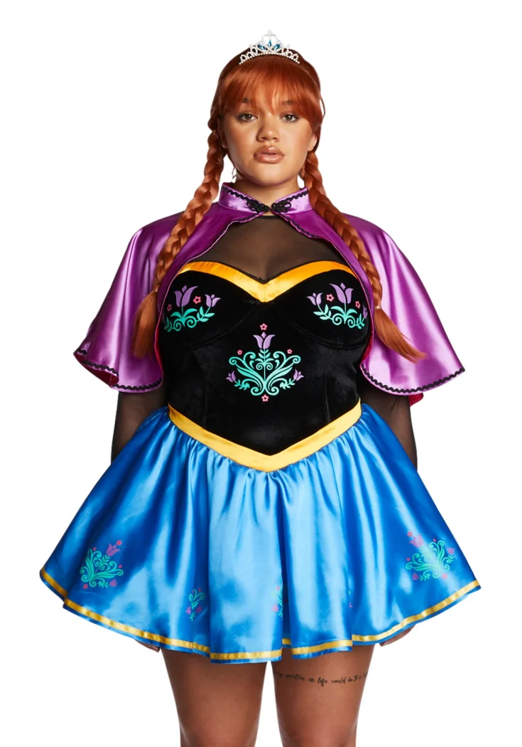 Plus Nordic Princess Costume Set