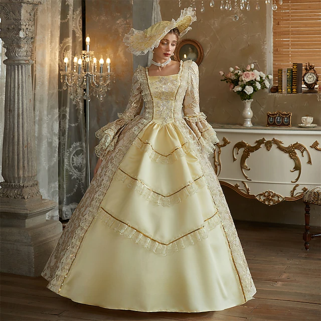 Rococo Victorian Vintage Inspired Dress Party Costume Prom Dress Princess Shakespeare