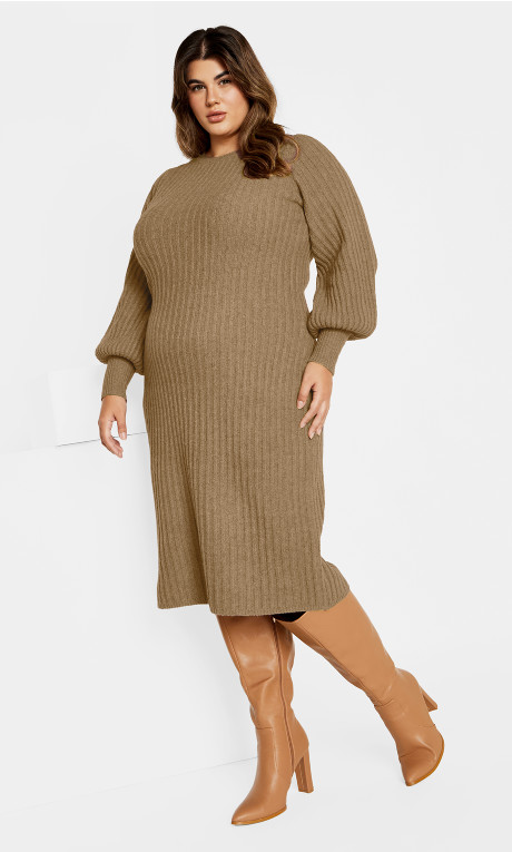 plus Size Fall Fashion work Staples- plus size sweater dress