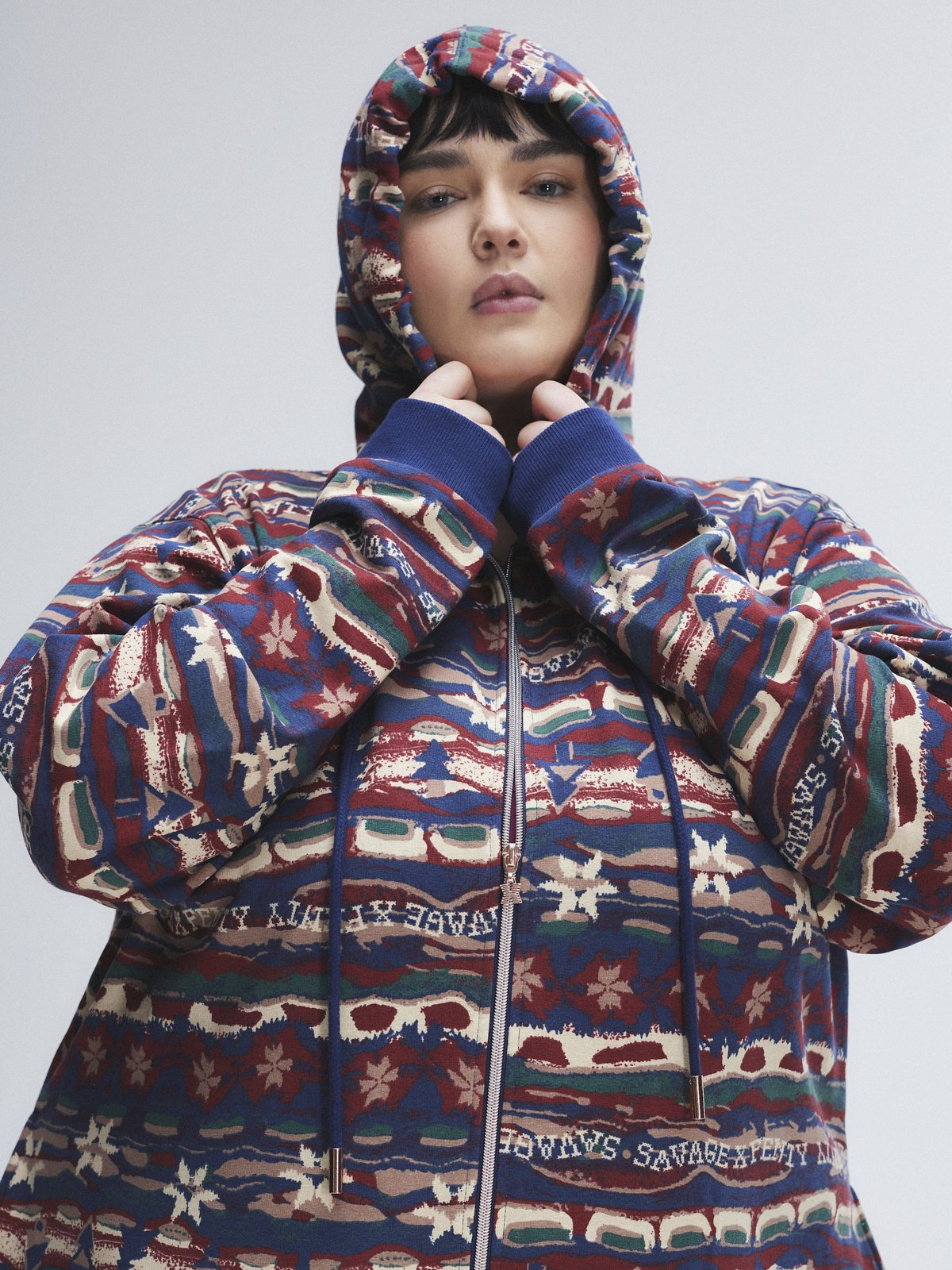 Forever Savage Hooded Onesie
plus size pajamas
