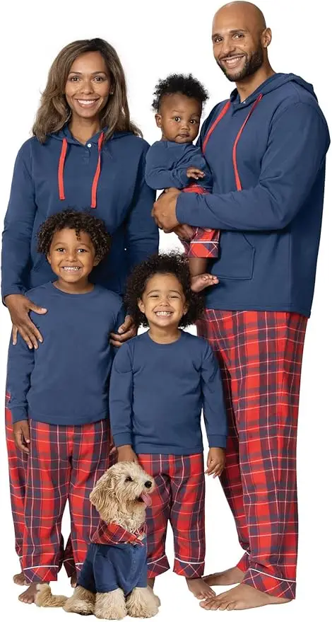 matching plus size family pajamas