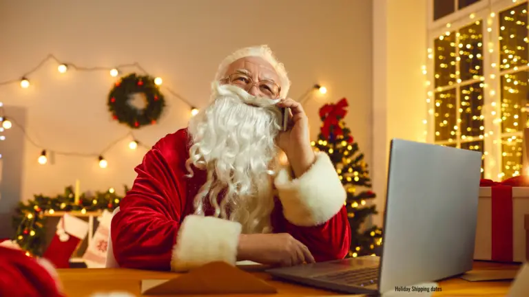 Holiday shipping cutoff dates