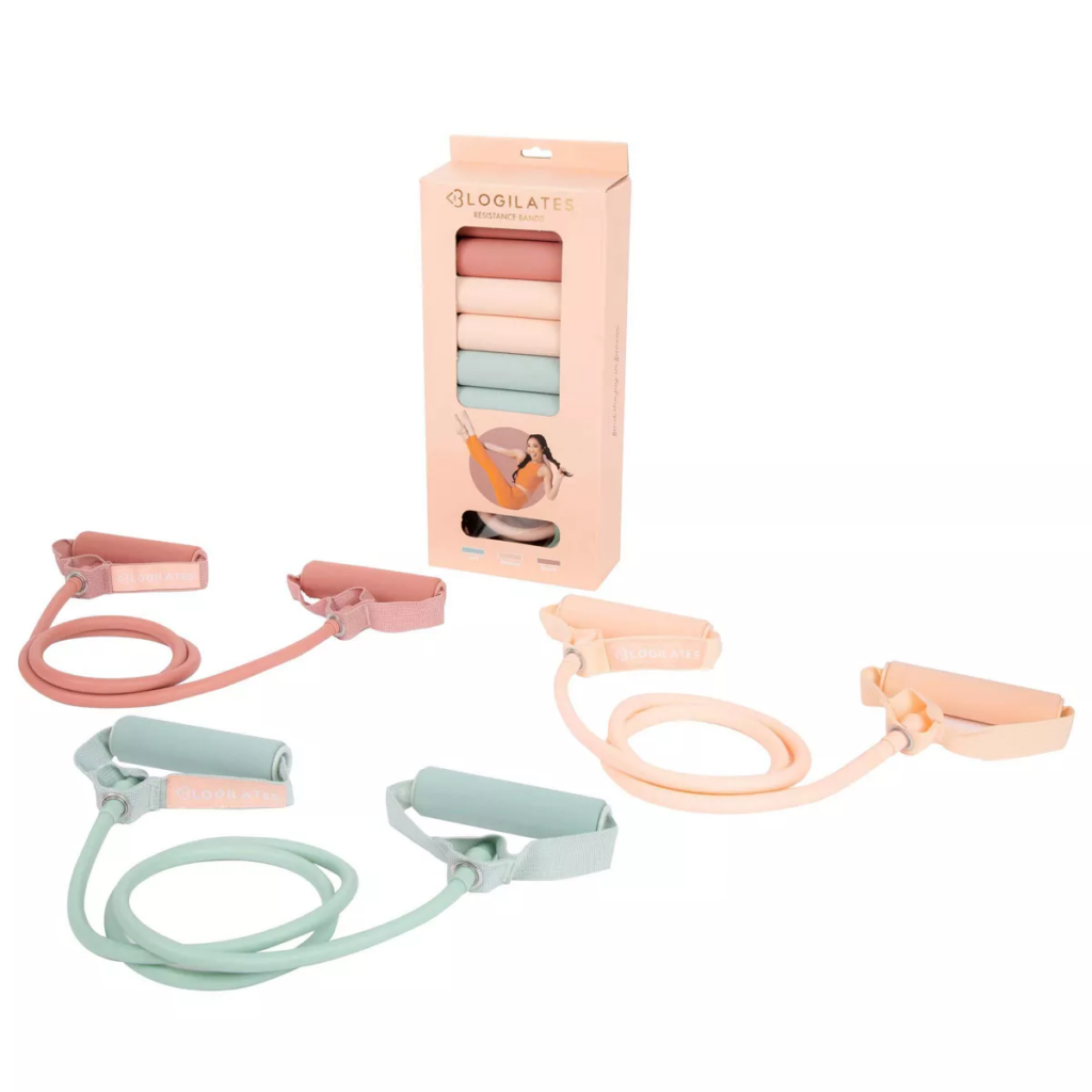 Blogilates x Target Resistance Bands 3 Pack - Pink:Green:Orange