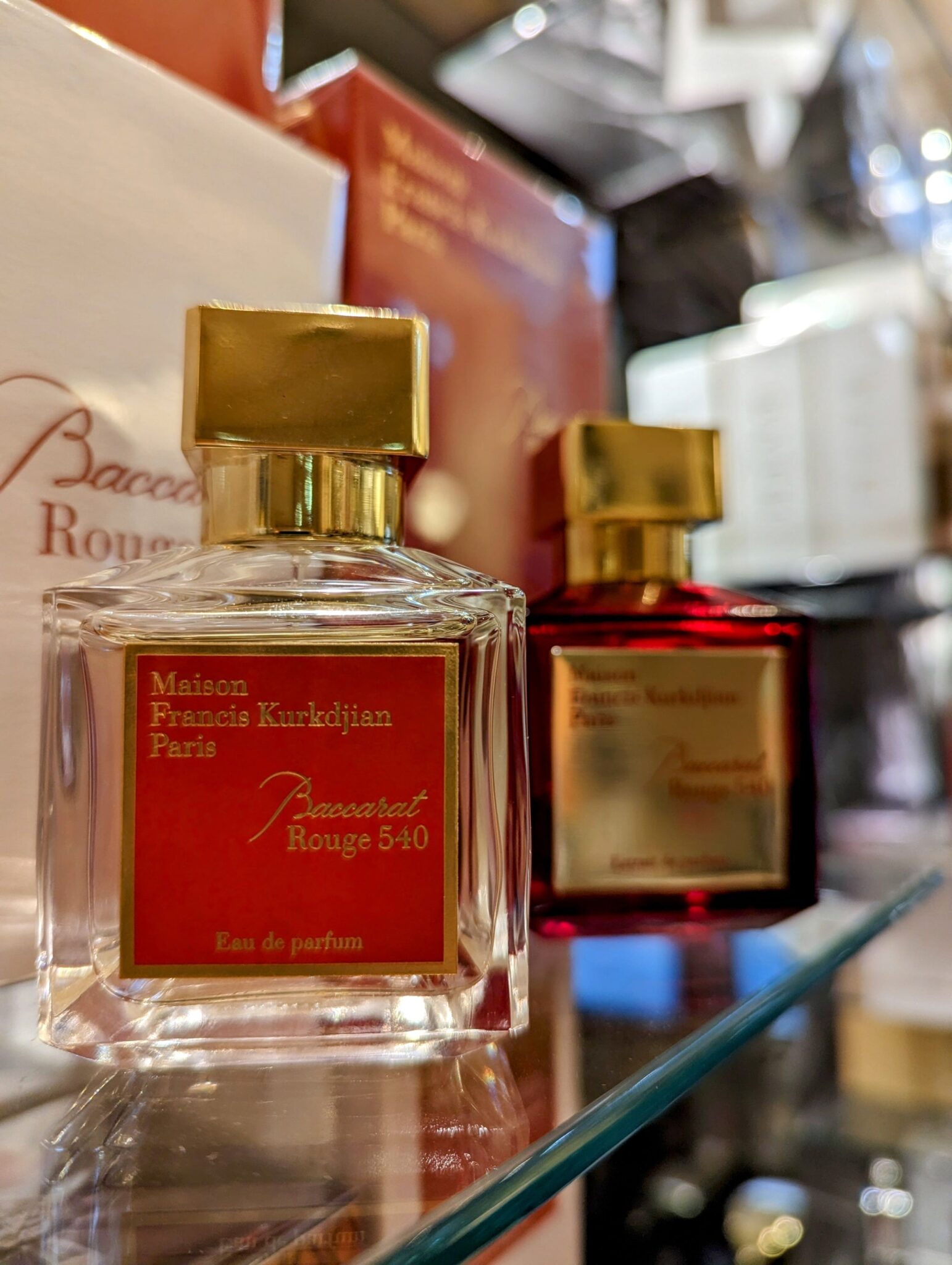 Maison Francis Kurkdijan's iconic Baccarat Rouge 540 Eau De Parfum and Extrait De Parfum.
Fragrances for Valentine's Day