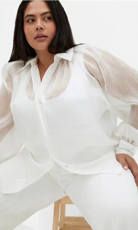 plus size winter white outfit ideas 