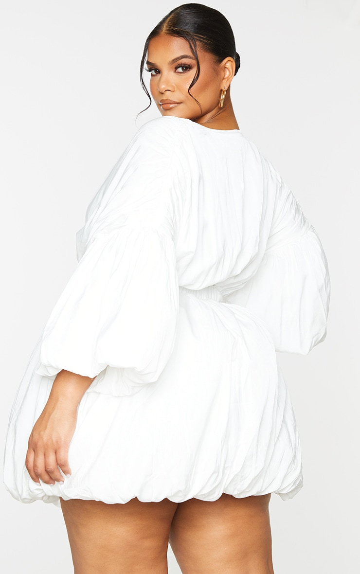 plus size little white dress at Pretty Little Thing