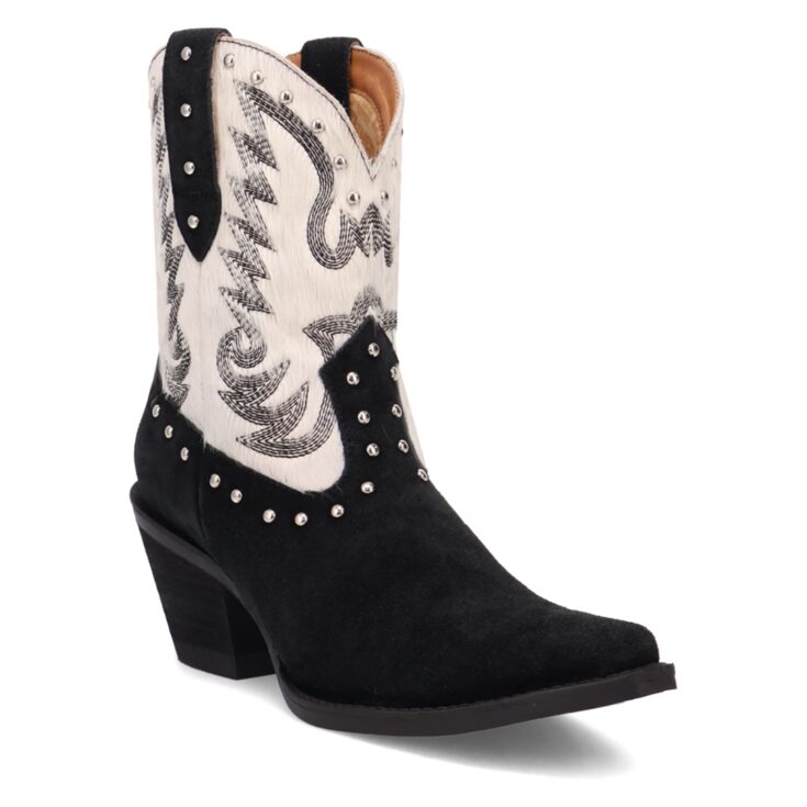 Image for Online Exclusive | Dingo | Rodeo Queen Suede Leather Bootie in Black ** PREORDER