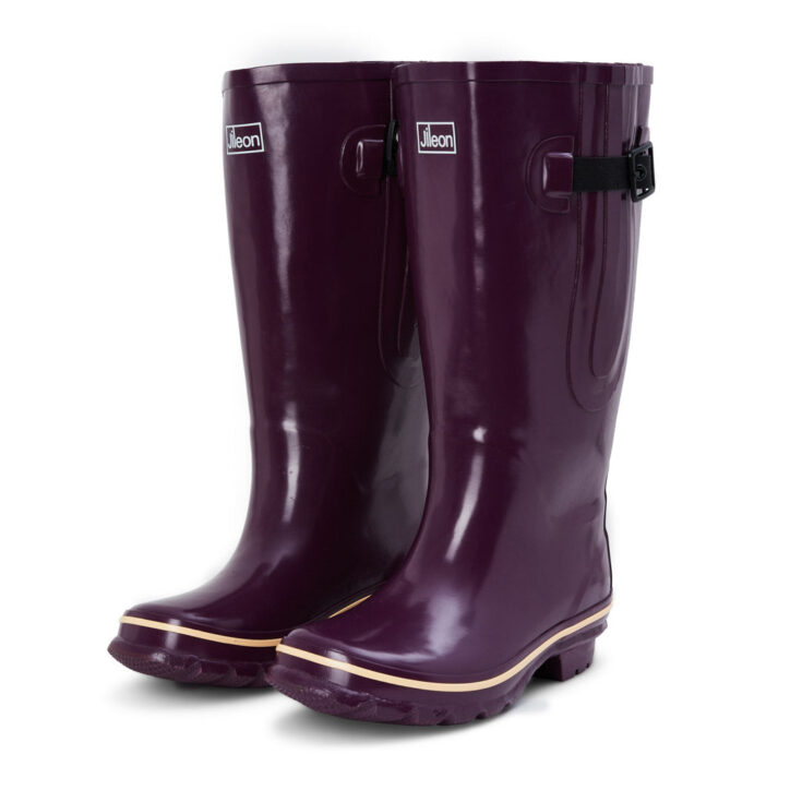 Image for Extra Wide Calf Women's Rain Boots - Purple - 16-23 inch Calf