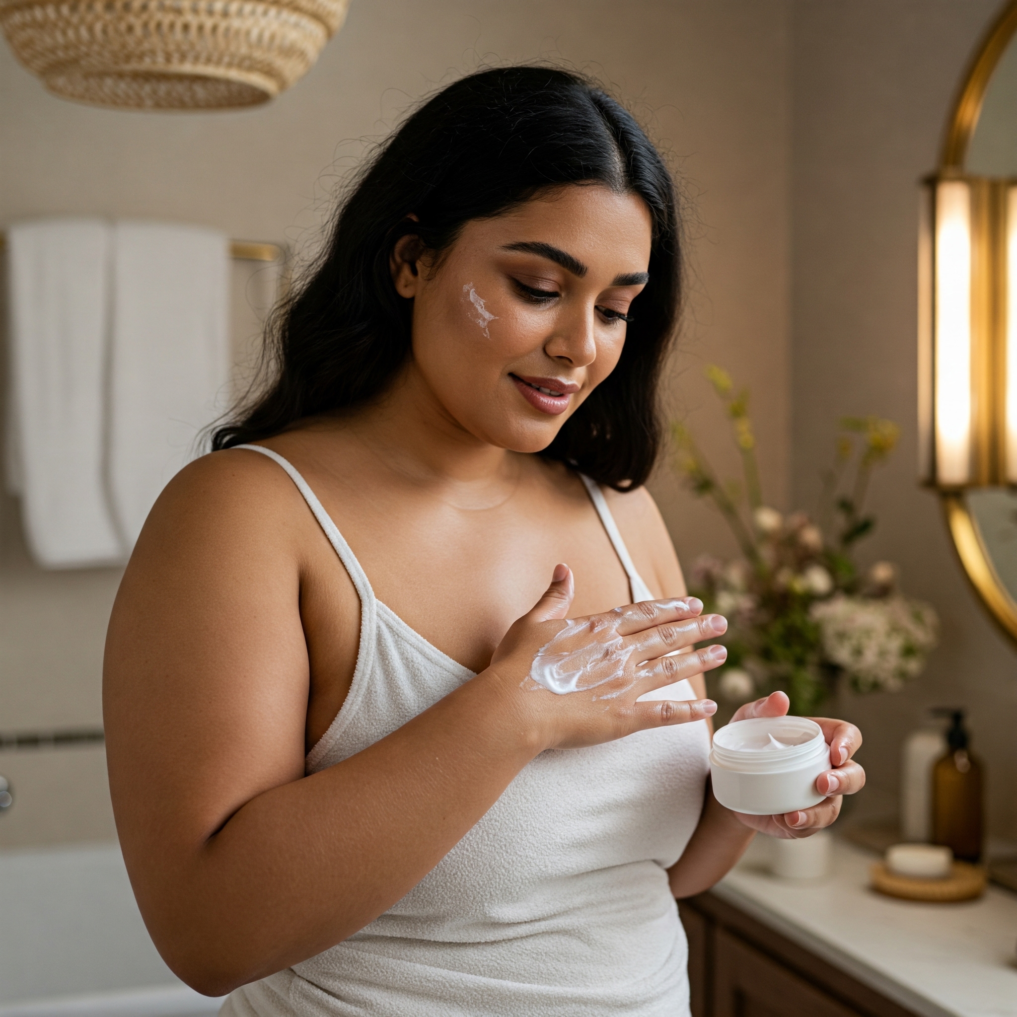 Gemini_Generated_Image_rwmearwmearwmear 6 خطوة روتين رعاية جسم الزفاف للعرائس المتعرج