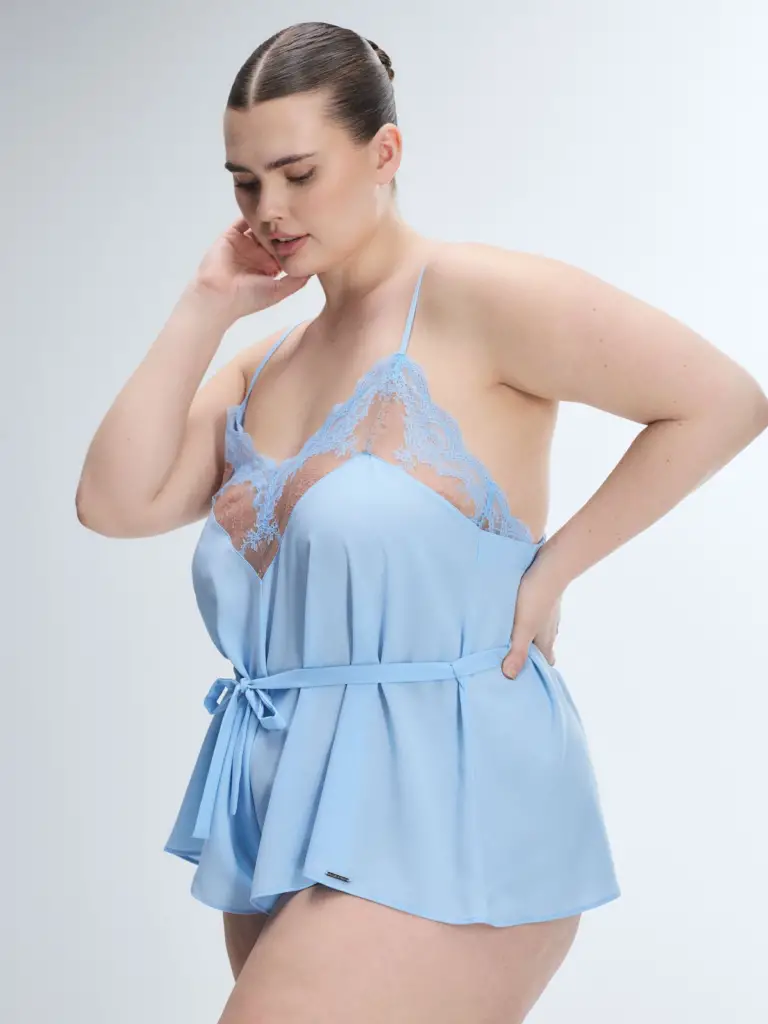 Savage x Fenty Bridal- Lacestruck Sleep Romper
