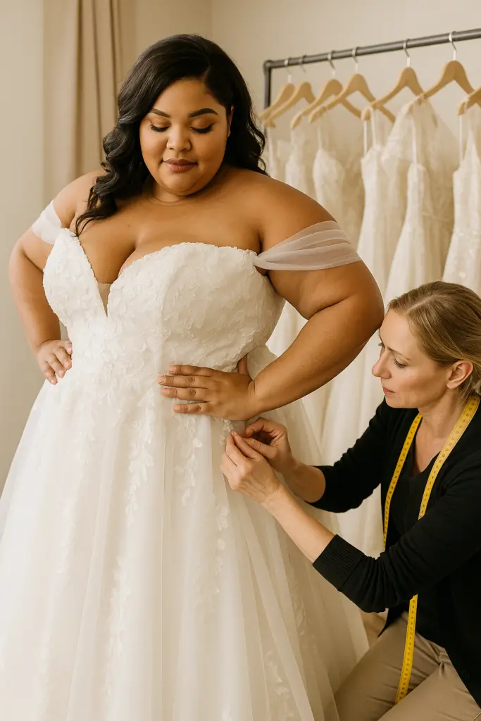 plus size bridal alterations